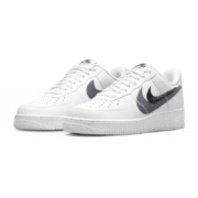 Nike Air Force 1 Low '07 Spray Paint Swoosh - White Black Grey - Image 3