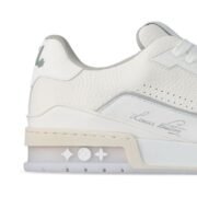 Louis Vuitton x Virgil Abloh White Grey Low Trainers - Image 3