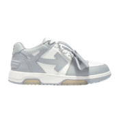 OFF-WHITE Out Of Office Calf Leather –  White Grey