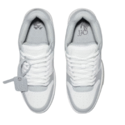 OFF-WHITE Out Of Office Calf Leather –  White Grey - Image 3