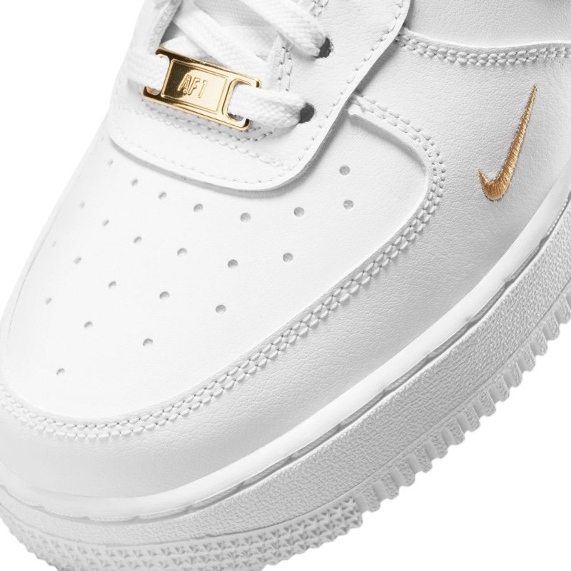 Photoroom_20250531_062227.jpeg Nike Air Force 1 Low '07 Essential - White Green Gold Mini - Image 4