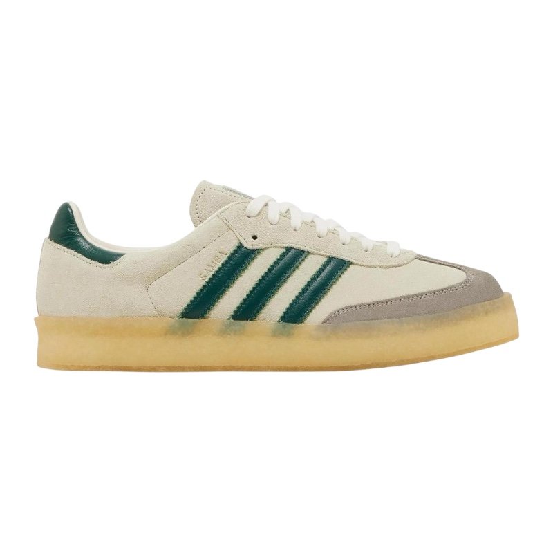 Photoroom_20250609_175920.jpeg Adidas Clarks 8th Street Samba by Ronnie Fieg Chalk White Green - Image 1