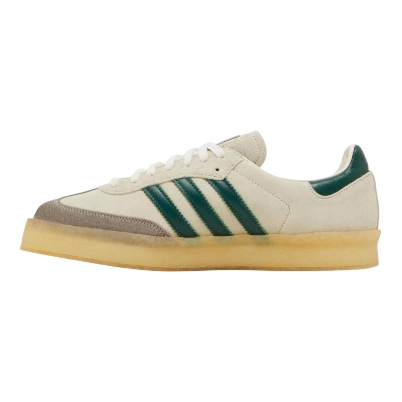 Photoroom_20250609_175939.jpeg Adidas Clarks 8th Street Samba by Ronnie Fieg Chalk White Green - Image 2