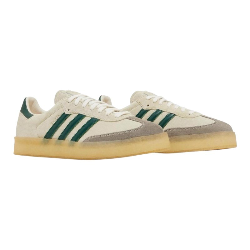 Photoroom_20250609_180001.jpeg Adidas Clarks 8th Street Samba by Ronnie Fieg Chalk White Green - Image 3