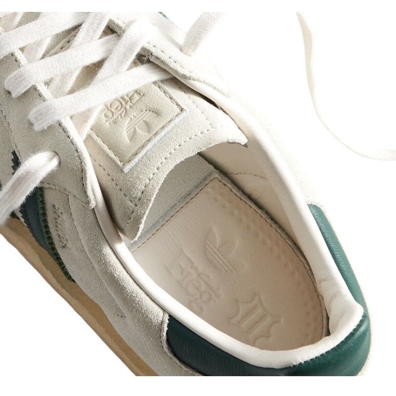 Photoroom_20250609_180022.jpeg Adidas Clarks 8th Street Samba by Ronnie Fieg Chalk White Green - Image 4