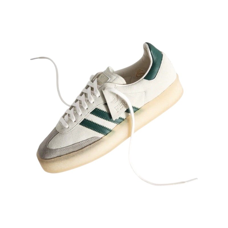 Photoroom_20250609_180059.jpeg Adidas Clarks 8th Street Samba by Ronnie Fieg Chalk White Green - Image 5