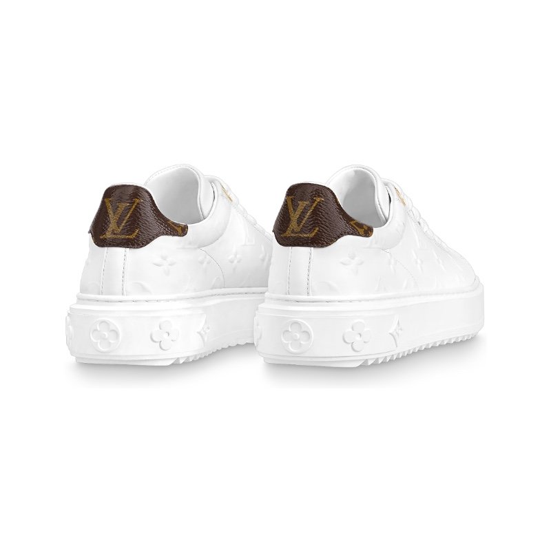 Photoroom_20250609_190401.jpeg Louis Vuitton Time Out - Debossed Monogram Leather White - Image 5