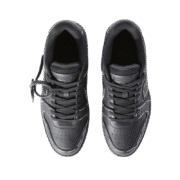 OFF-WHITE Out Of Office OOO low Tops Sartorial Stitching Black Black - Image 4