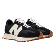 New Balance 327 - Black White Gum - Image 3