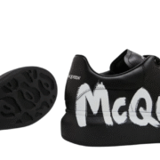 Aexander Mcqueen Oversized Graffiti - Black White - Image 4