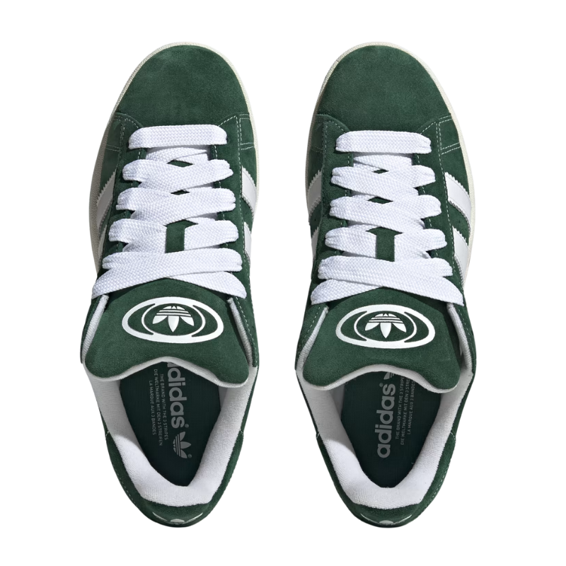 Untitled-design-2025-02-07T003910.730.png Adidas Campus 00s - Crystal Dark Green Cloud White - Image 2