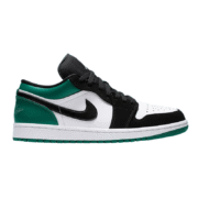Jordan 1 Low - White Black Mystic Green