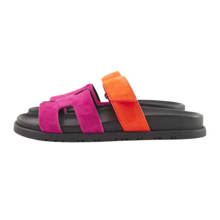 Hermes Chypre Sandal Rose Chapas / Orange Synthétique - Image 5