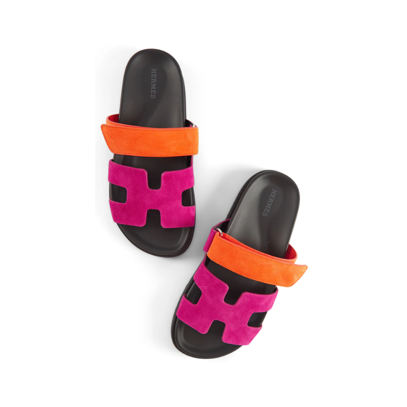 Untitled-design-2025-02-16T170559.514.png Hermes Chypre Sandal Rose Chapas / Orange Synthétique - Image 6