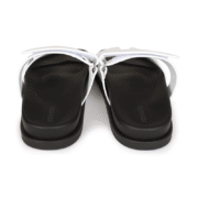Hermes Chypre Sandals - White Palladium Hardware - Image 5