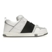 Valentino Garavani Open Skate Calfskin/Fabric - White Black Grey