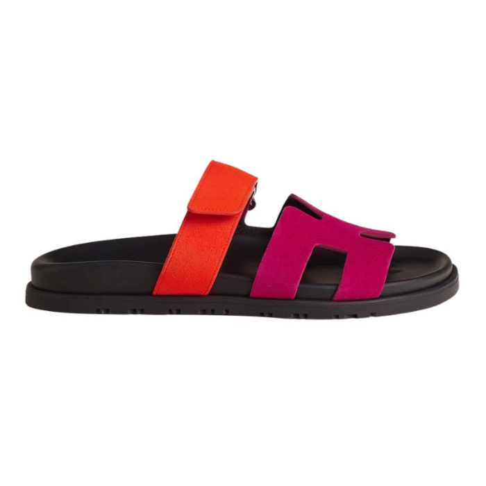Hermes Chypre Sandal Rose Chapas / Orange Synthétique - Image 1