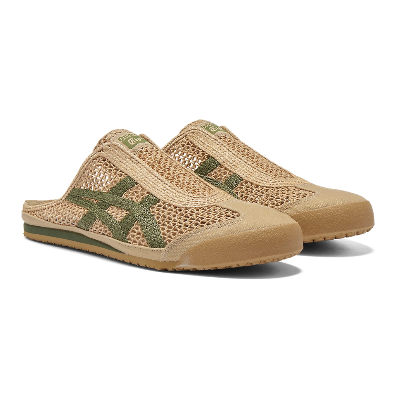 Untitled-design-2025-03-17T001213.551.png Onitsuka Tiger Mexico 66 Sabot - BEIGE/GREEN - Image 3