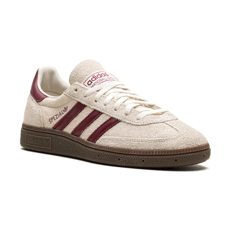 adidas-Handball-Spezial-Shadow-Brown-Gum-35.png Adidas Handball Spezial - Off White Collegiate Burgundy - Image 2