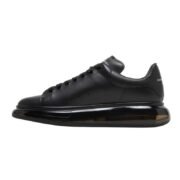 Alexander Mcqueen Oversized – Black Shiny Sole - Image 3