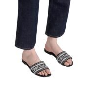 Christian Dior Flat Black Printed Dior - Image 5