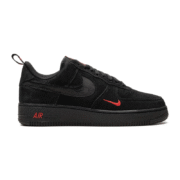 Nike Air Force 1 Low Multi-Swoosh Black Crimson