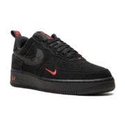Nike Air Force 1 Low Multi-Swoosh Black Crimson - Image 2