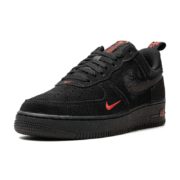 Nike Air Force 1 Low Multi-Swoosh Black Crimson - Image 3