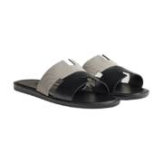 Hermès Izmir sandal black and white - Image 2