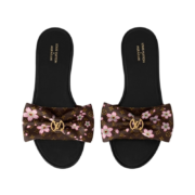 Louis Vuitton x Murakami Lily Mule – Brown - Image 3