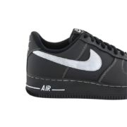 Air Force 1 07 Trainers Black Wolf Grey Black Black - Image 2