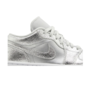 Nike Air Jordan 1 Low 'Metallic Silver' - Image 2