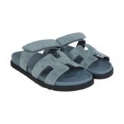 Hermes Chypre Techno Sandals Bleu - Image 3