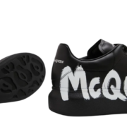 Aexander Mcqueen Oversized Graffiti – Black White - Image 3