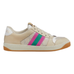 Gucci Screener – Cream Leather