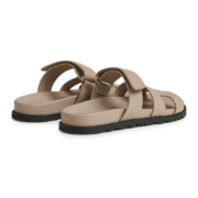 Hermes Chypre Sandal – Beige Mastic Calfskin Leather - Image 3