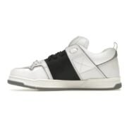 Valentino Garavani Open Skate Calfskin/Fabric – White Black Grey - Image 2