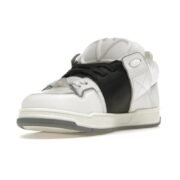 Valentino Garavani Open Skate Calfskin/Fabric – White Black Grey - Image 4