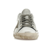 Golden Goose Super-Star – White Royal Blue Grey Suede Patch - Image 2