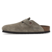 Birkenstock Boston Soft Footbed – Suede Taupe - Image 2