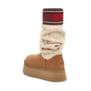 UGG Classic Sweater Letter Boot – Chestnut - Image 5