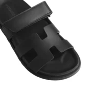 Hermes Chypre Sandal black – Noir Calfskin Leather - Image 3
